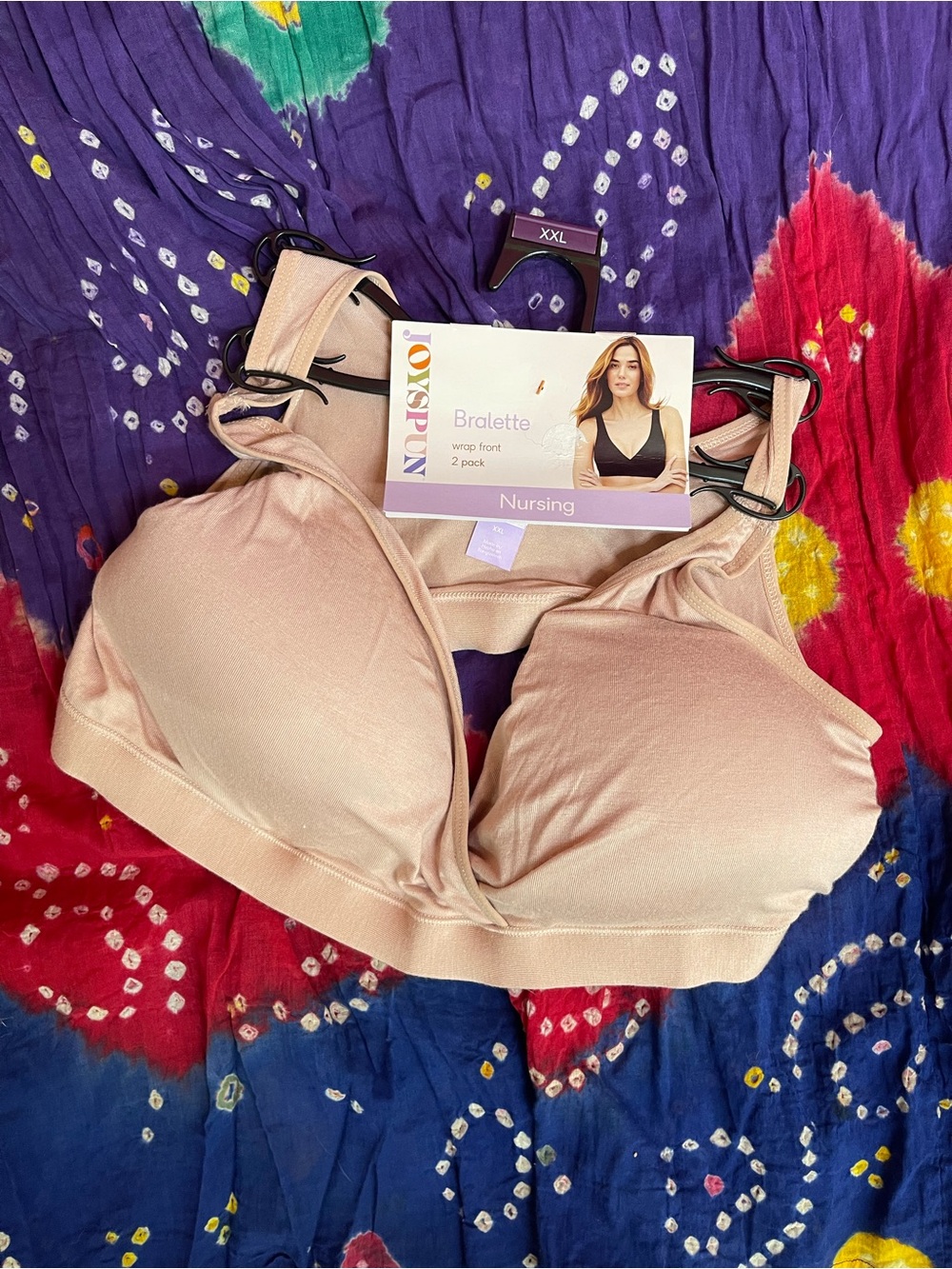 Women's Nursing Bralette - Blush (XXL)